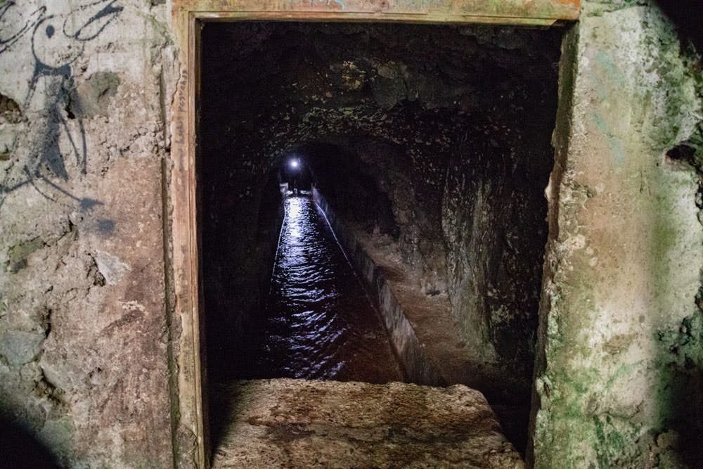 Ausgang Tunnel bei Cuevas Negras