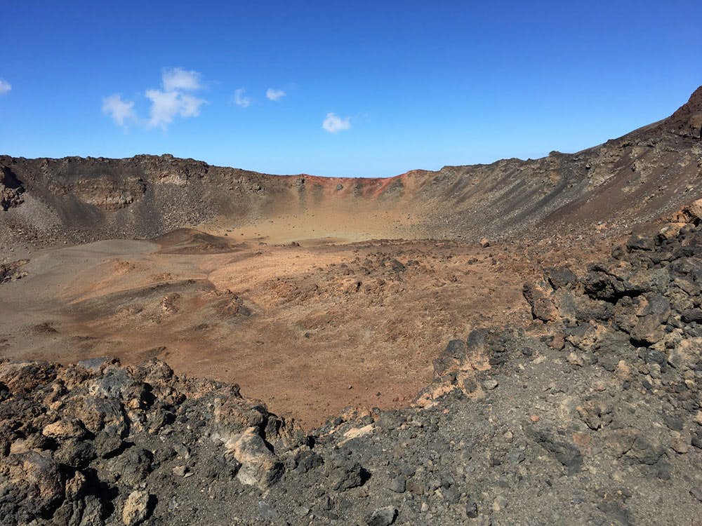 Wandern auf Teneriffa - Gipfelwanderungen

der Krater des Pico Viejo