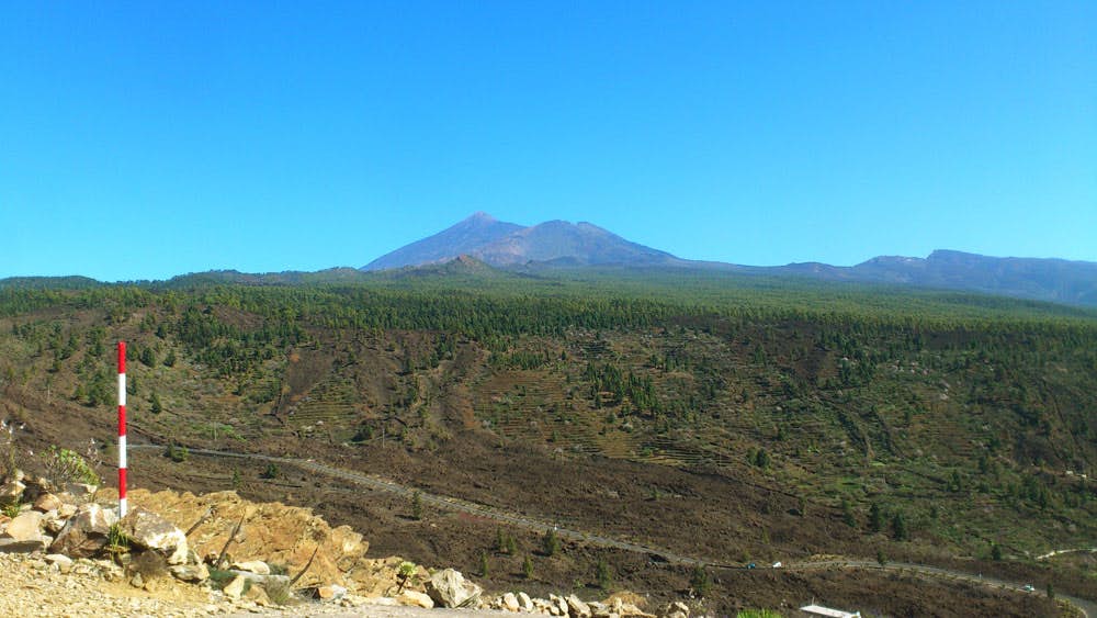 Blick Richtung Teide und Pico Viejo