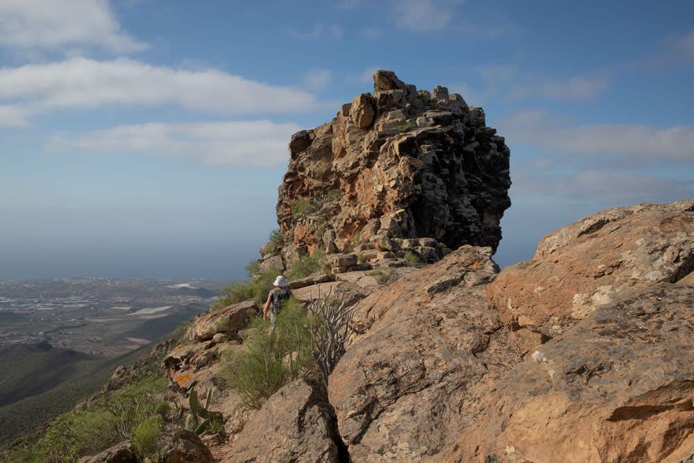 Gipfel des Roque del Jama