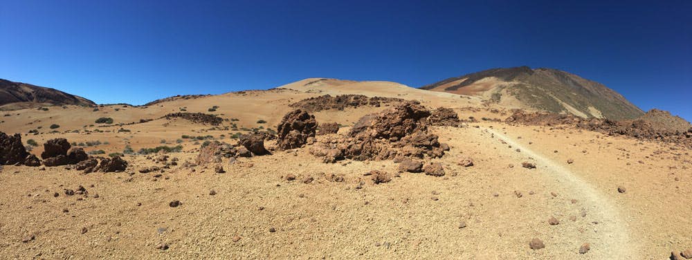Panorama - Teide und Montaña Blanca