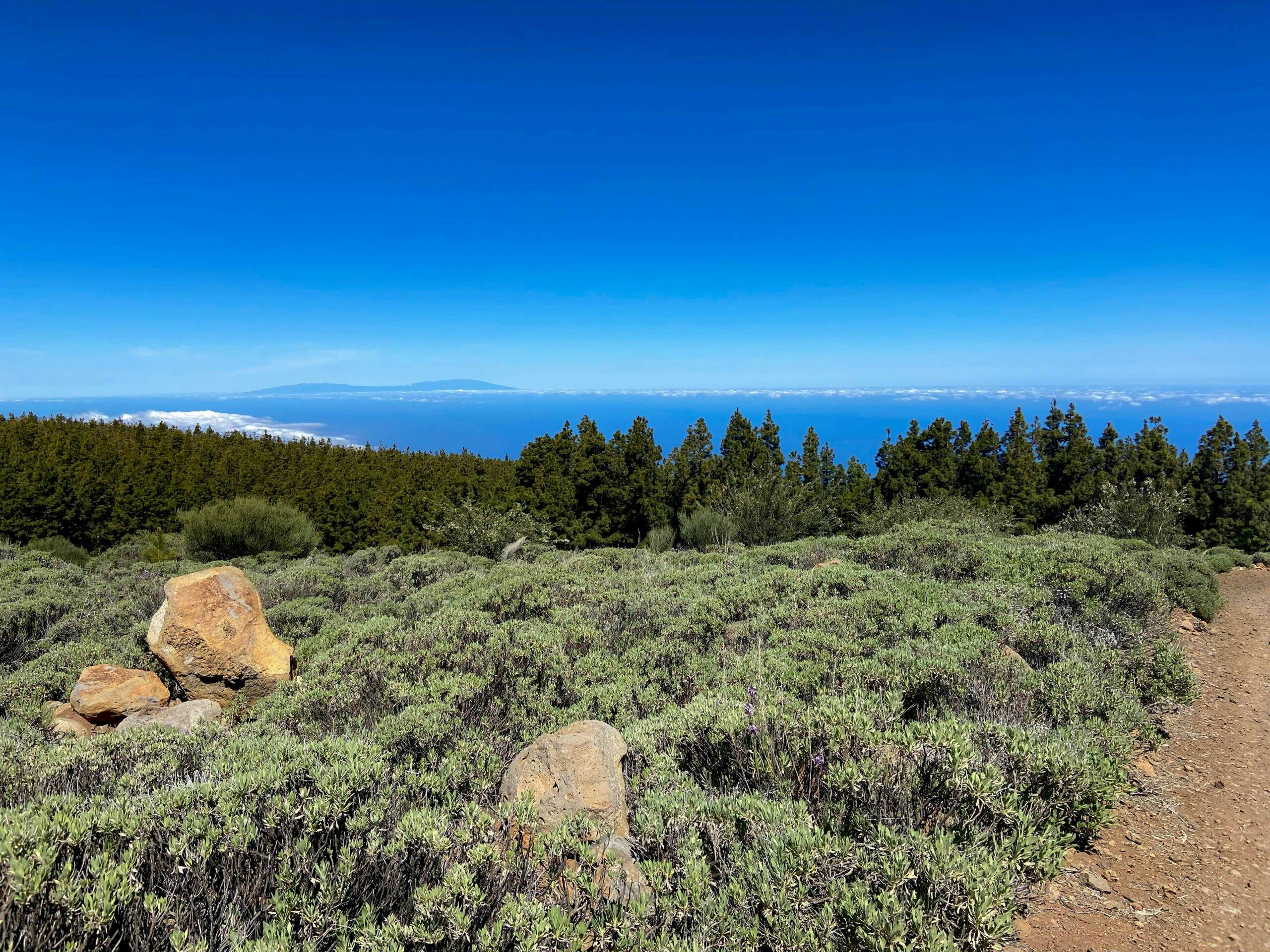 Blick aus der Höhe auf La Palma