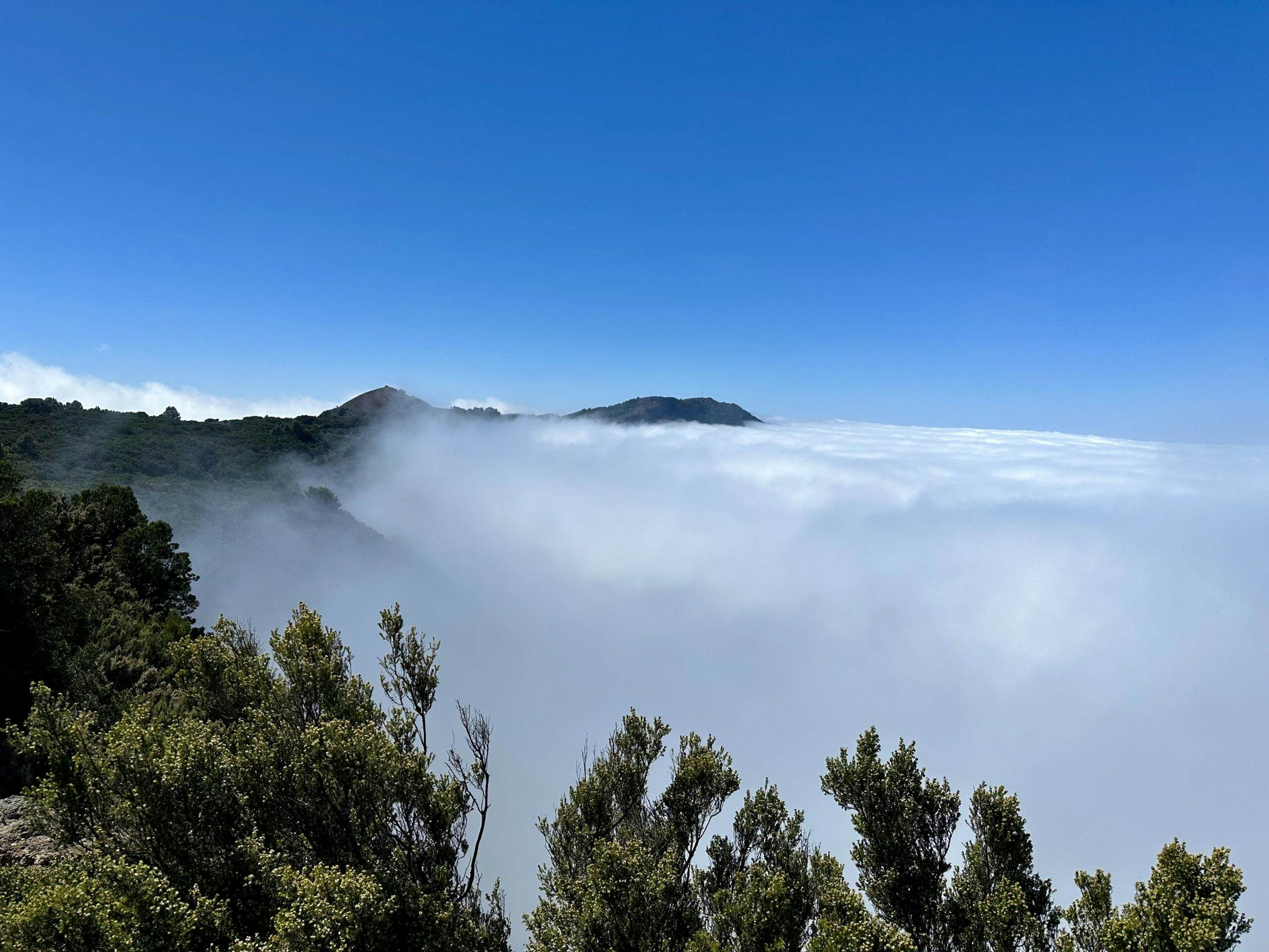 El Hierro - Wolken über der Cumbre - Camino de la Virgen